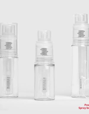 Powder Spray Bottle Series – 14ml, 18ml, 25ml | PET Material | 0.014cm³ Output