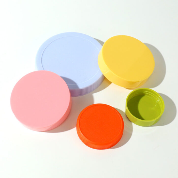 Plastic Continuous Thread Caps Ribbed and Smooth with Liner Options