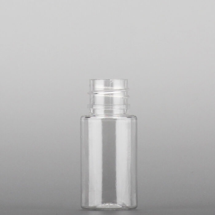 15ml PET Plastic Bottle – 18/410 Neck | Compact Cylinder Bottle for Cosmetic & Skincare Use