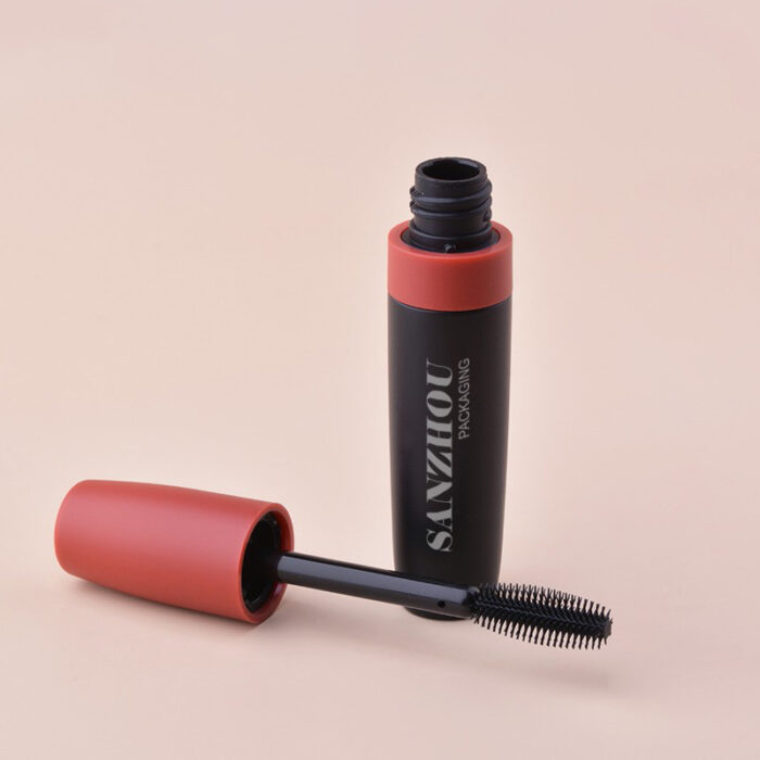 17ml Premium Mascara Tube – Matte Black with Chrome Cap - Image 5