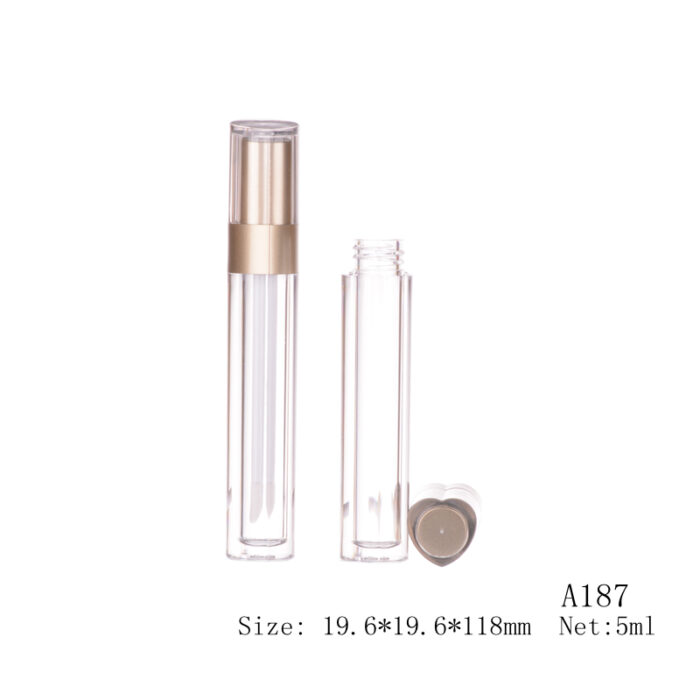 Square Lip Gloss Tube with Wand – A187 (7ml)