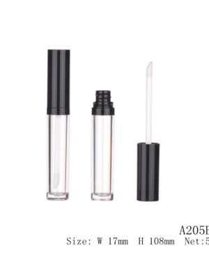 Tall Round Lip Gloss Tube with Wand – A205B (6ml)