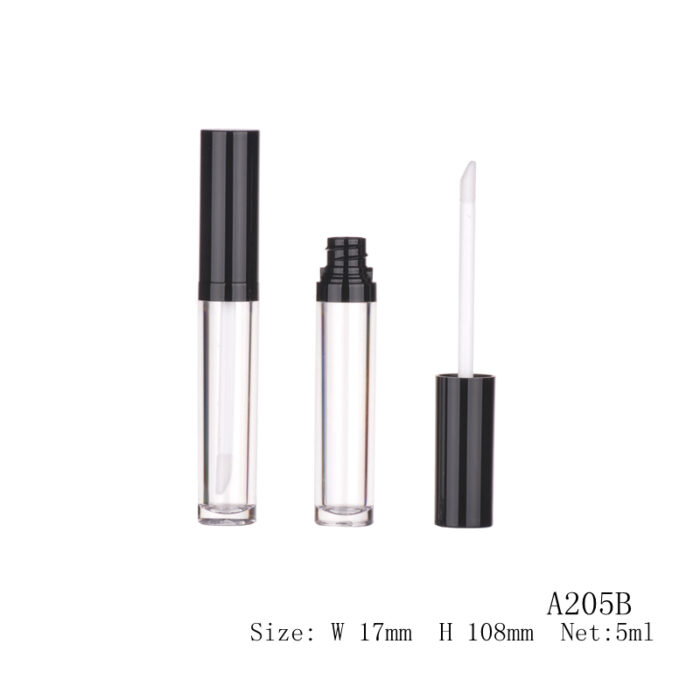 Tall Round Lip Gloss Tube with Wand – A205B (6ml)