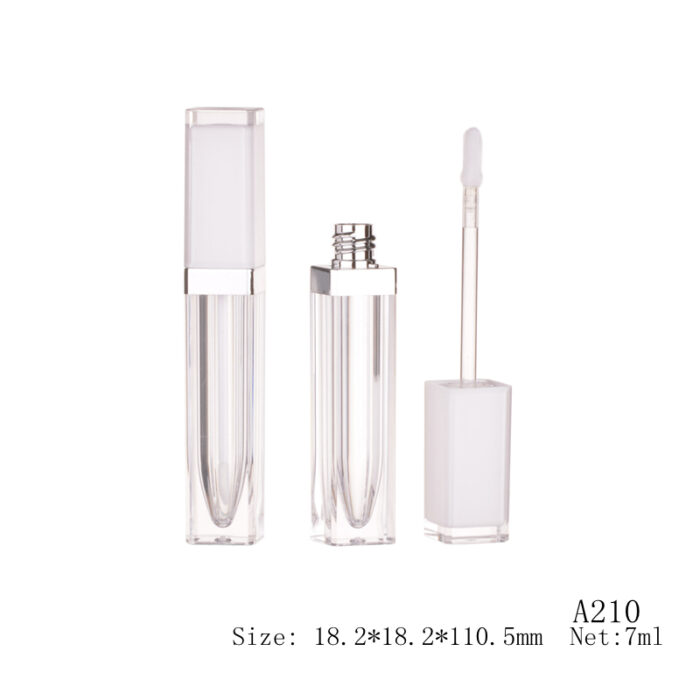 Square Lip Gloss Tube with Wand – A210 (6ml)