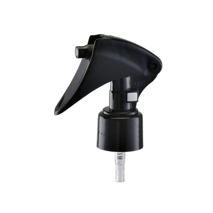 24/410 Mini Trigger Sprayer with Push-Button Lock | Fine Mist | PP Material | Black Finish