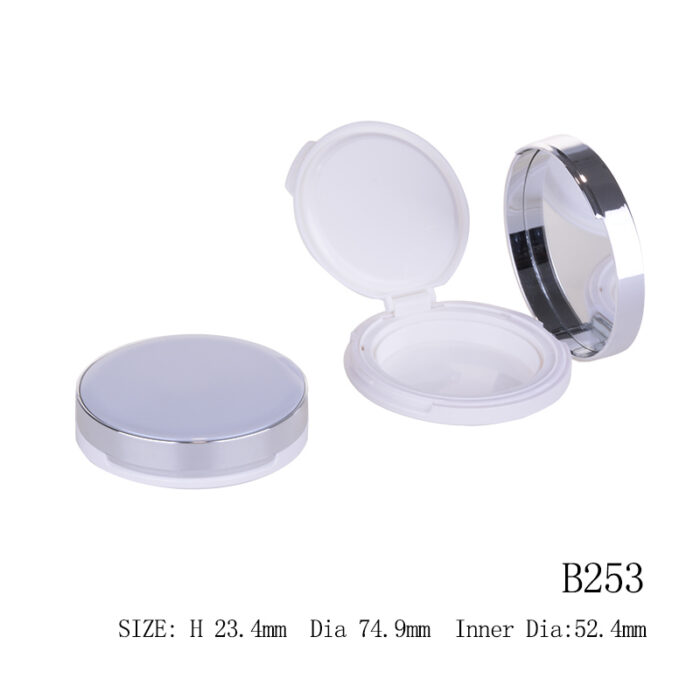 Elegant Cushion Compact Case with Mirror – B253