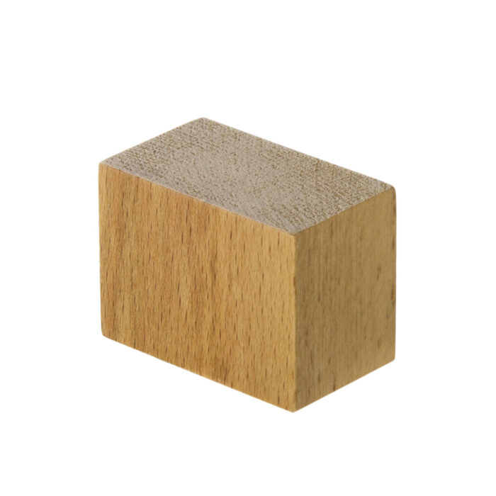 Wooden Perfume Cap – Rectangular Block Design - Image 2